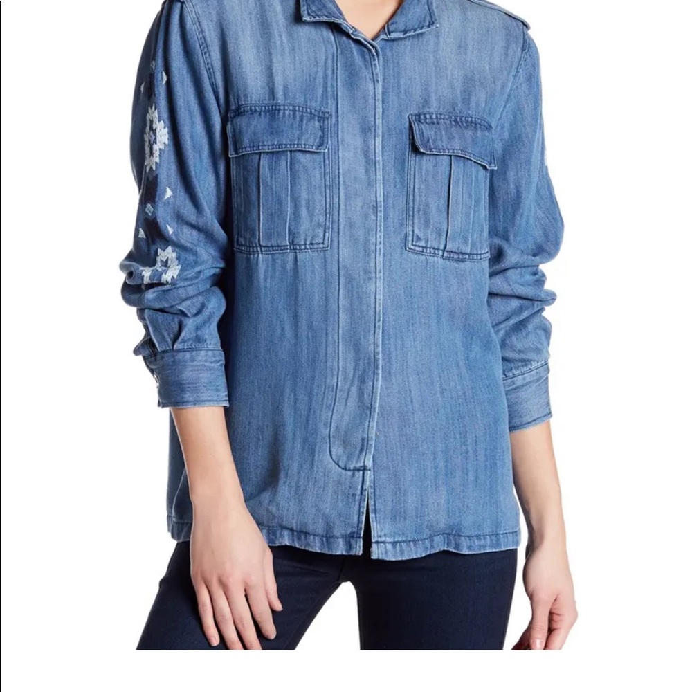 Rails Jean jacket/ shirt with Embroidery